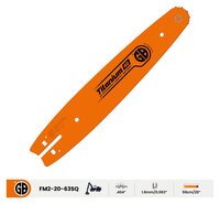 GB Titanium Prowadnica do harvestera 1,6 mm