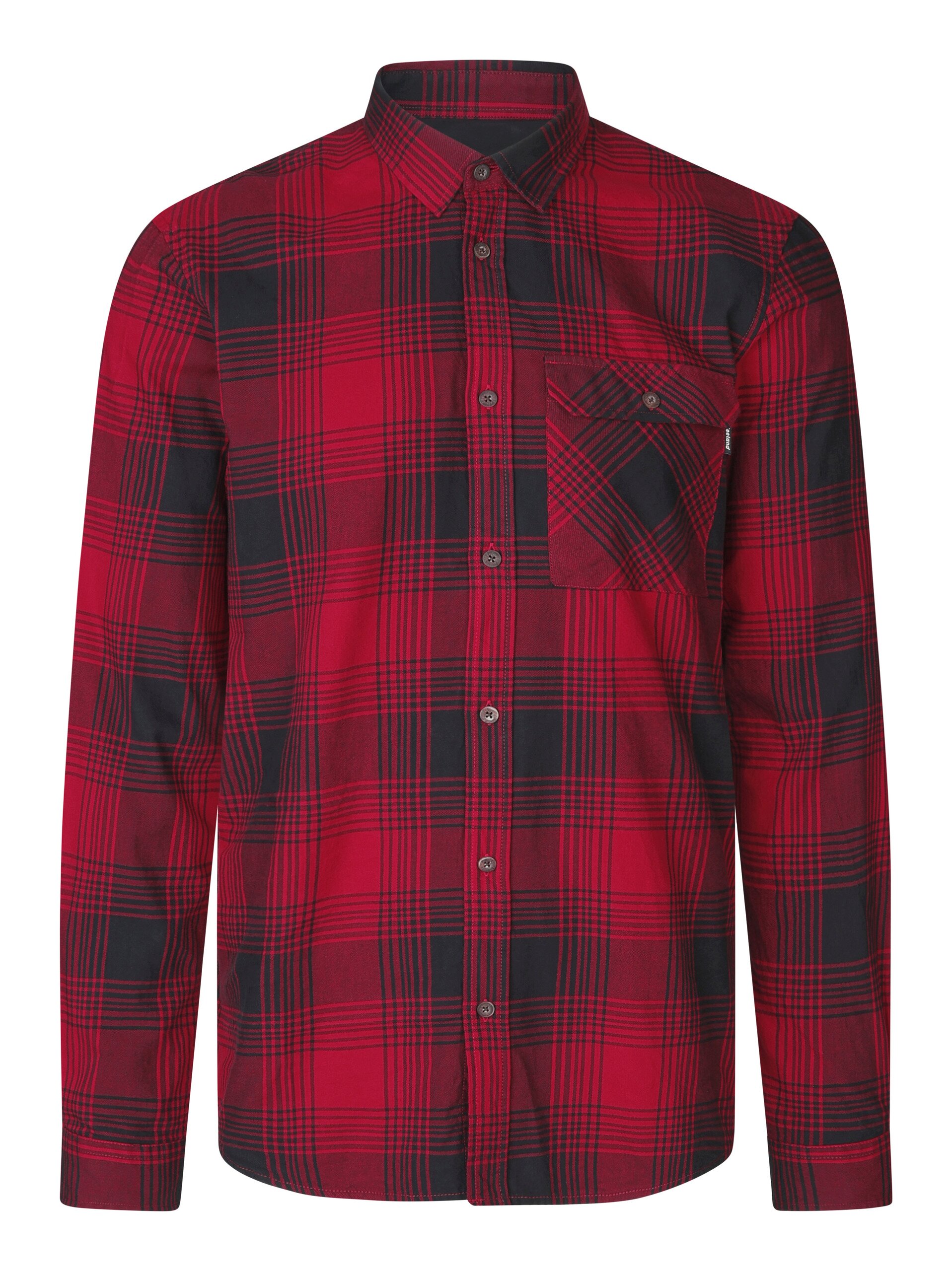 Seeland Langarmhemd Glen Flannel