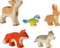 Holztiger Waldtiere-Set
