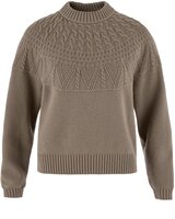 Fjällräven Pullover Övik Solid Jacquard Knit