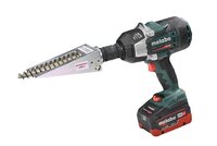 Forstreich Spiralkegel-Set SK 50 mit Metabo SSW 18 LTX 1750 BL, 2x Akku 8,0 Ah, Ladegerät ASC 290
