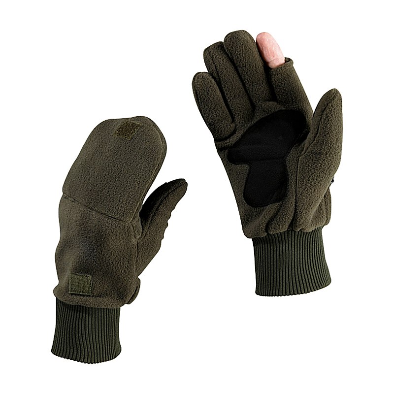 Skogen Fleece-Handschuhe, oliv, Größe L