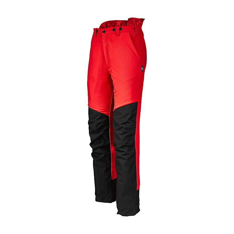 SIP Protection Schnittschutz-Bundhose Flex, red-hi-vis yellow, Größe 3XL