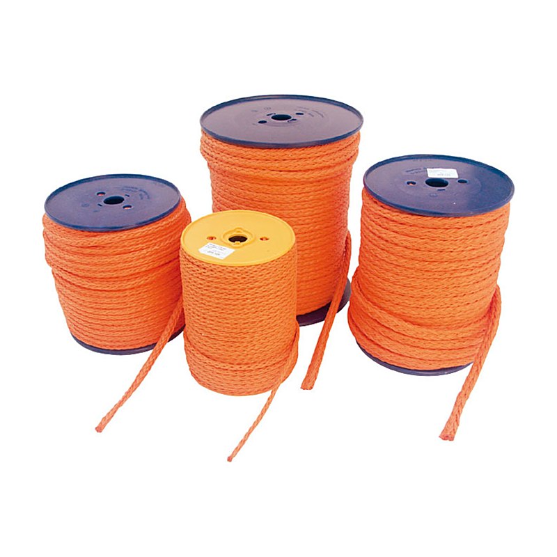 Hohlseil Poly-Quick orange - Rollenware, 100 m, 6 kN, 6 mm