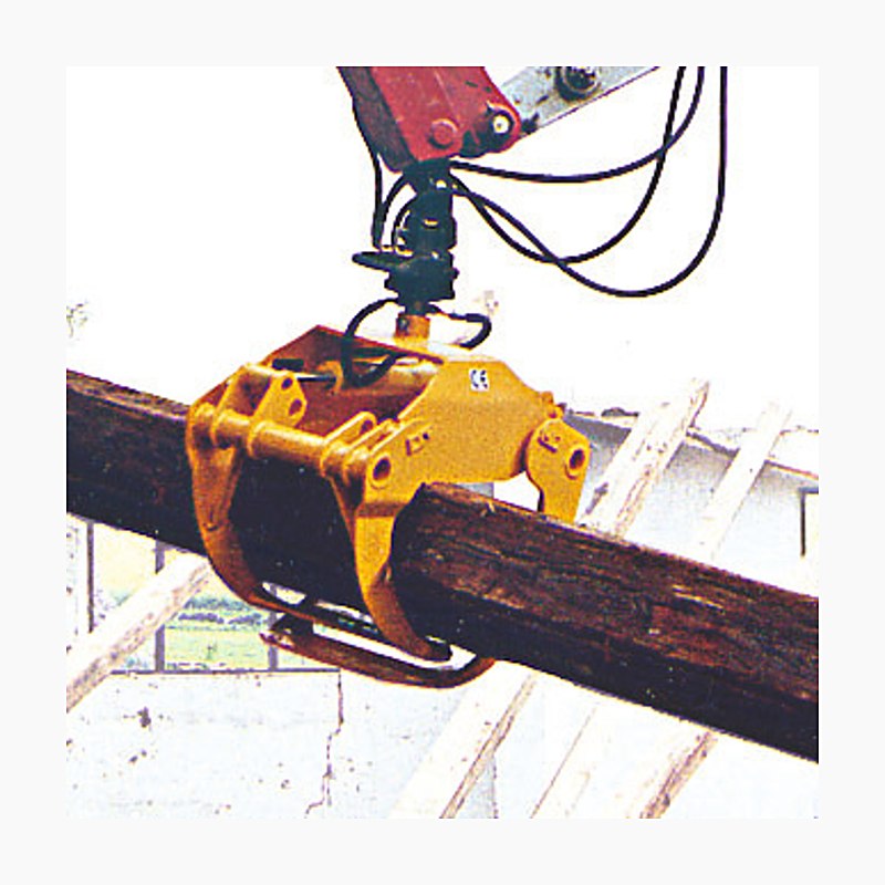 Verladezange HVZ 130/30 - fertig montiert mit Drehmotor