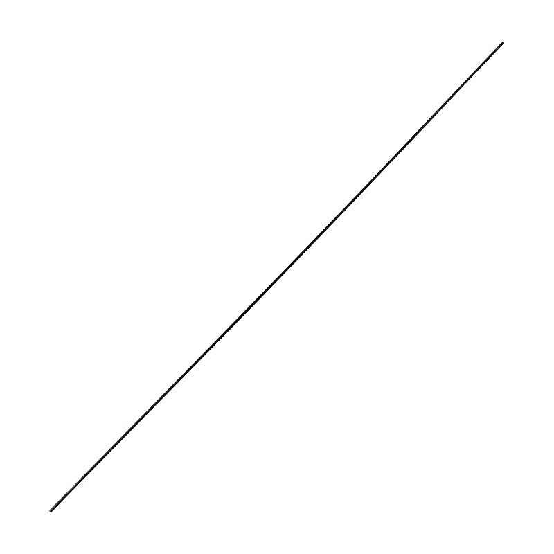 Haltestäbe aus verzinktem Draht, 4 mm, 1 m
