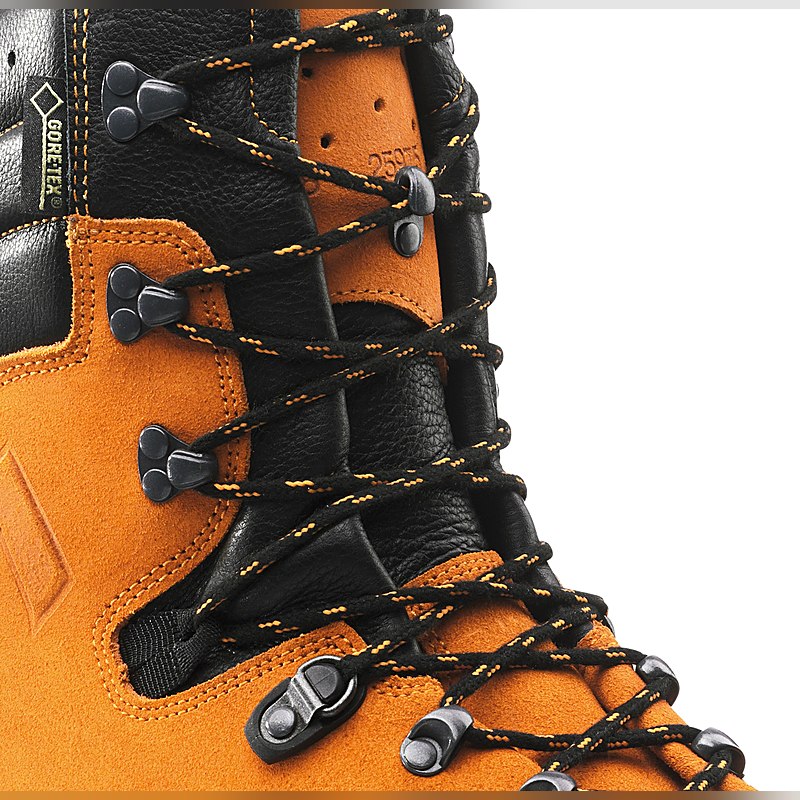 Haix Schnürsenkel für Protector Forest, schwarz-orange, 210 cm