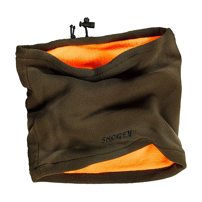 Skogen Nackenwärmer, grün/orange, Größe one size