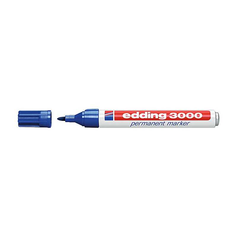 Edding Permanentmarker 3000, blau