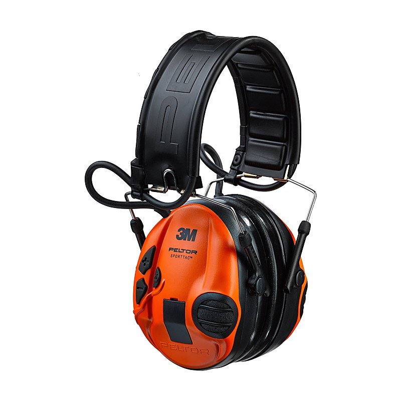 Peltor SportTac Gehörschutz, grün-orange