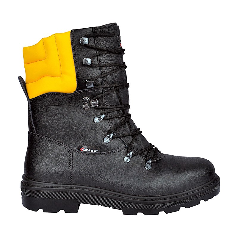 Cofra Schnittschutzstiefel Woodsman, schwarz, Größe 47