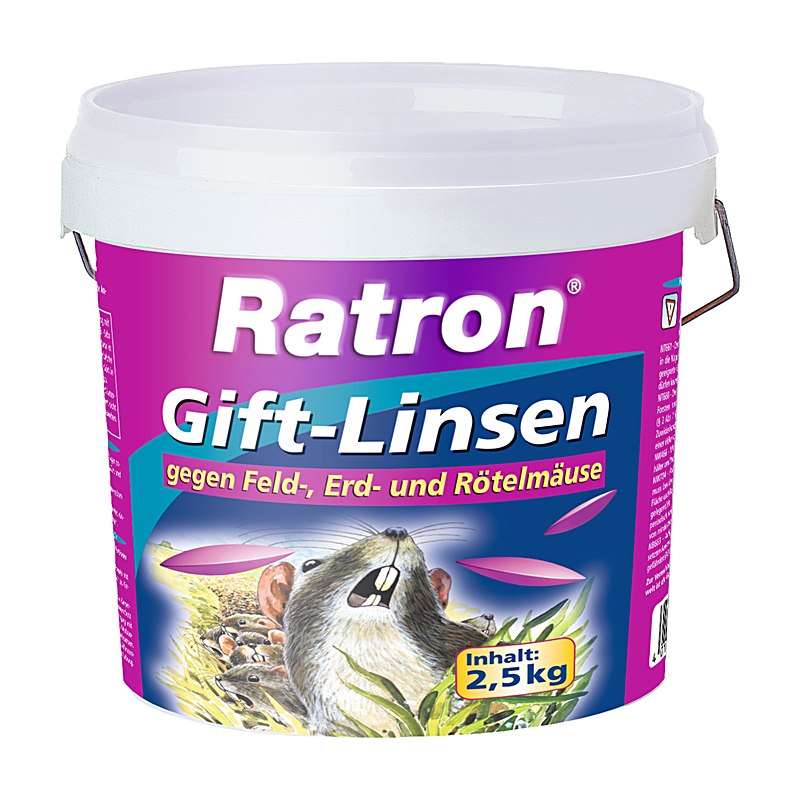 Ratron Gift-Linsen, 2,5-kg-Eimer