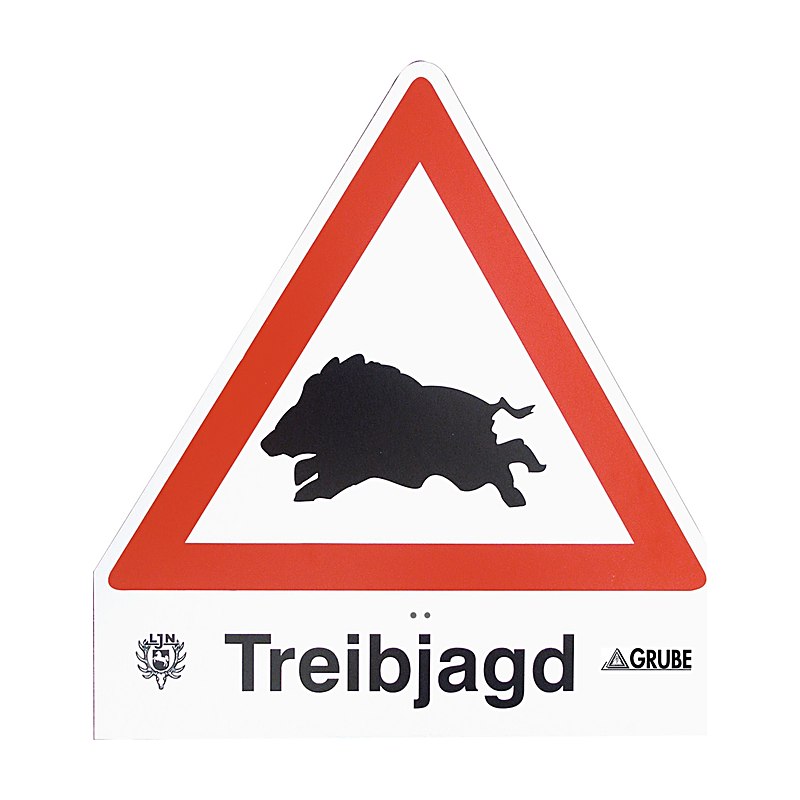 Treibjagdschild Light Wildschwein