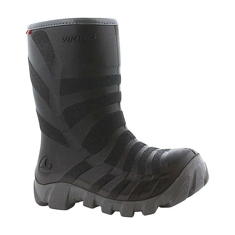 Viking Kinder-Wintergummistiefel Ultra 2.0, black-grey, Größe 24