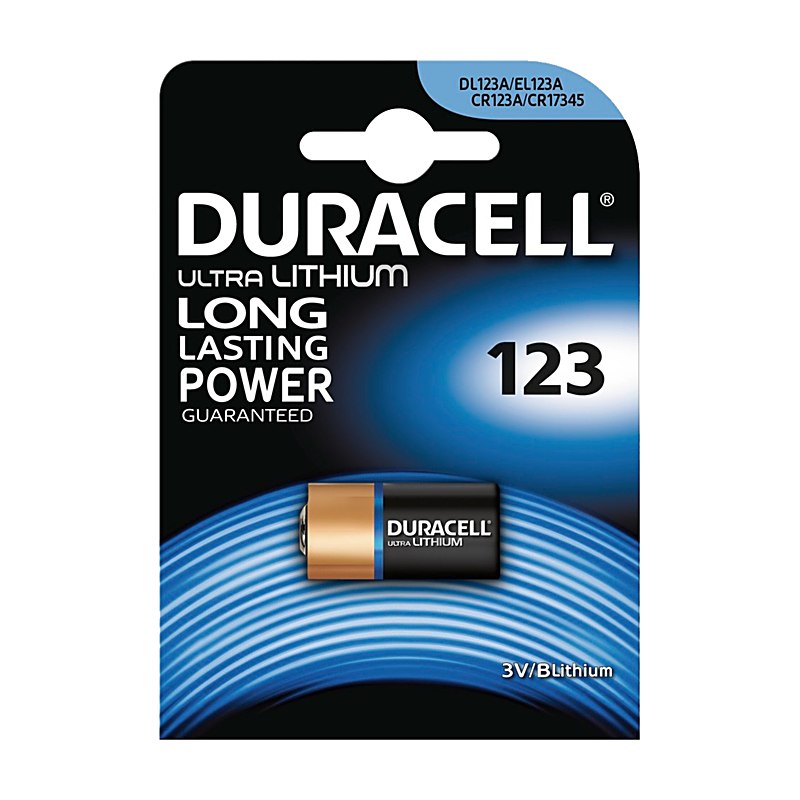 Duracell Batterie CR123, 3,0 V