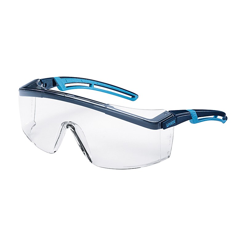 Uvex Schutzbrille astrospec 2.0, blau-hellblau/klares Glas