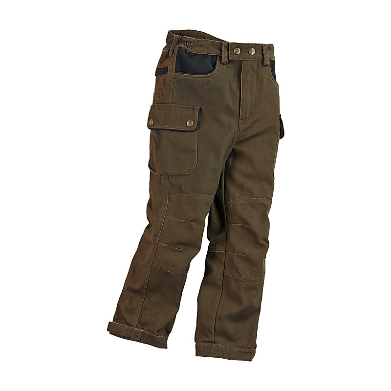 Hubertus Kinderhose Canvas, oliv, Größe 116
