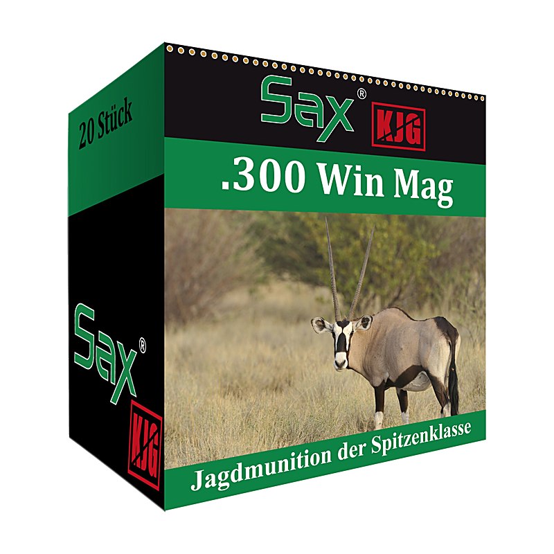 Sax Büchsenpatronen KJG-SR .300 Win. Mag. 124 grains