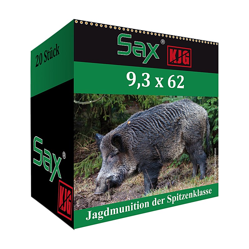 Sax Büchsenpatronen KJG-SR 9,3x62. 154 grains