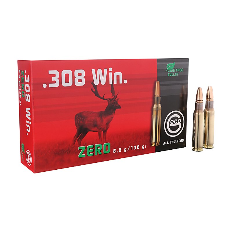 Geco Büchsenpatronen Zero .308 Win. 136 grains