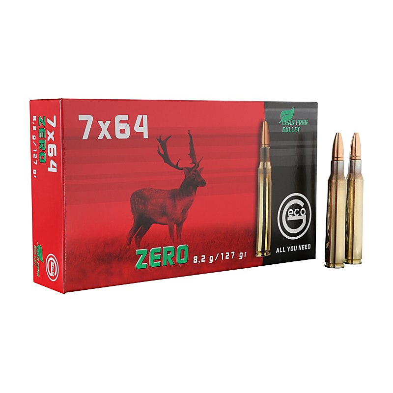 Geco Büchsenpatronen Zero 7x64. 127 grains