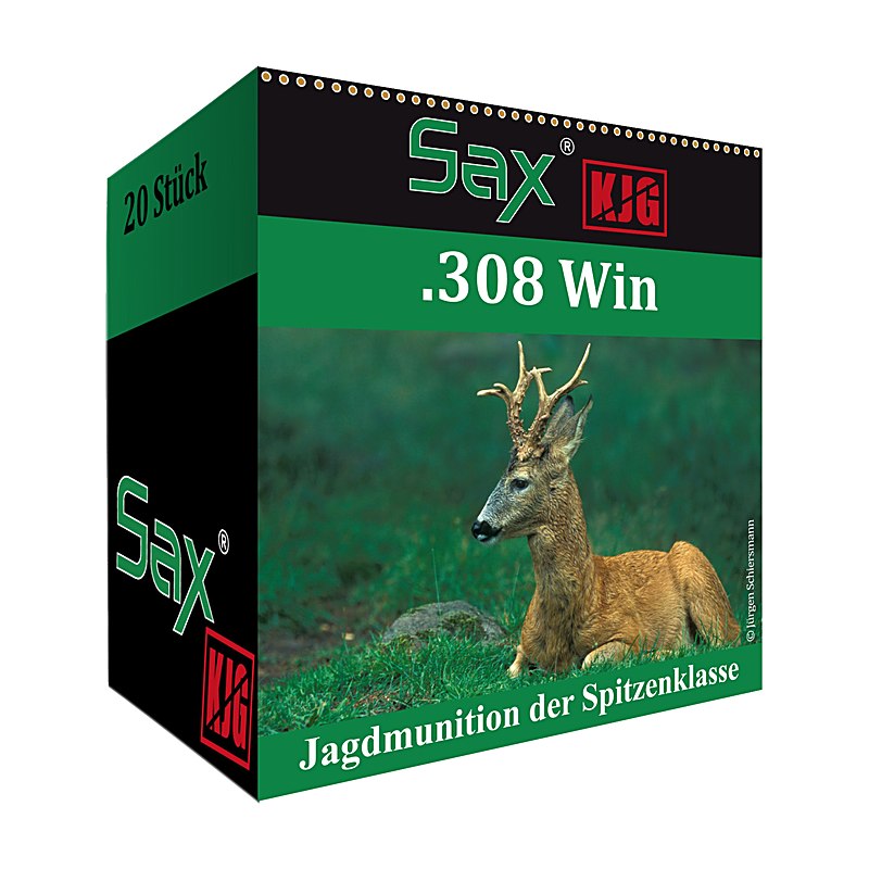 Sax Büchsenpatronen KJG-SR .308 Win. 124 grains