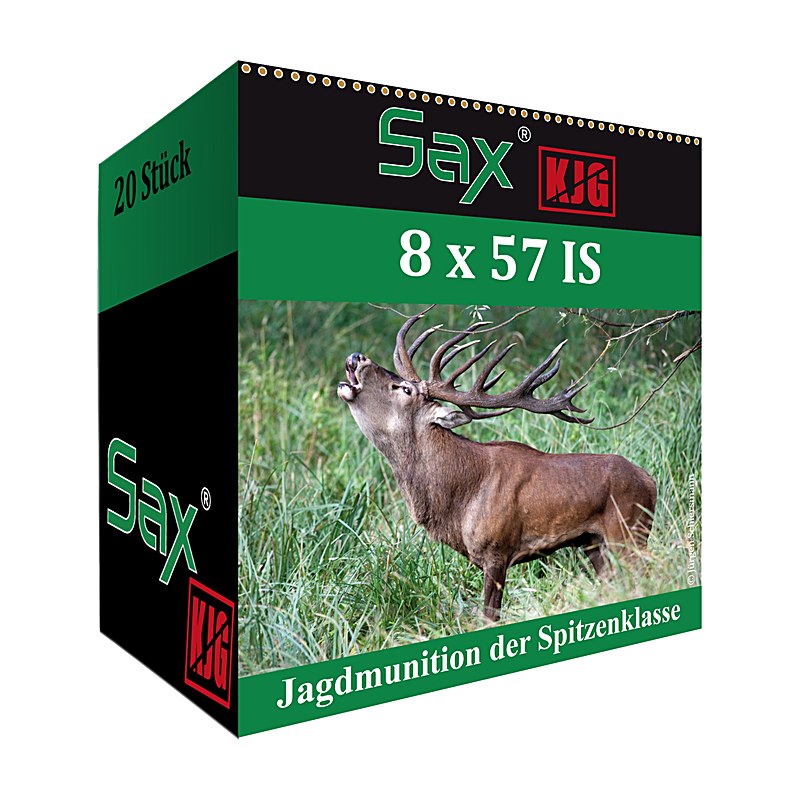Sax Büchsenpatronen KJG-SR 8x57 IS. 127 grains