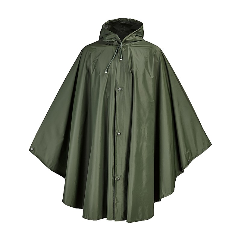 Wäfo Regenponcho, oliv, Größe L