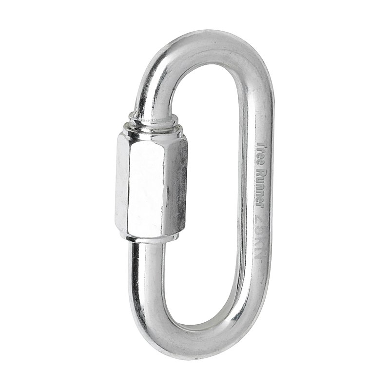 Tree Runner Oval Schraubglied Stahl – EN 362