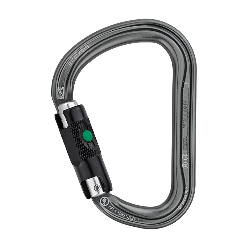 Karabiner William Ball Lock, Alu - EN 362