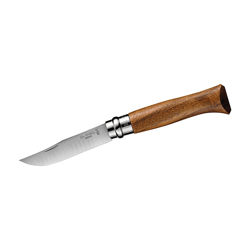 Opinel Messer Nr. 8 Walnuss