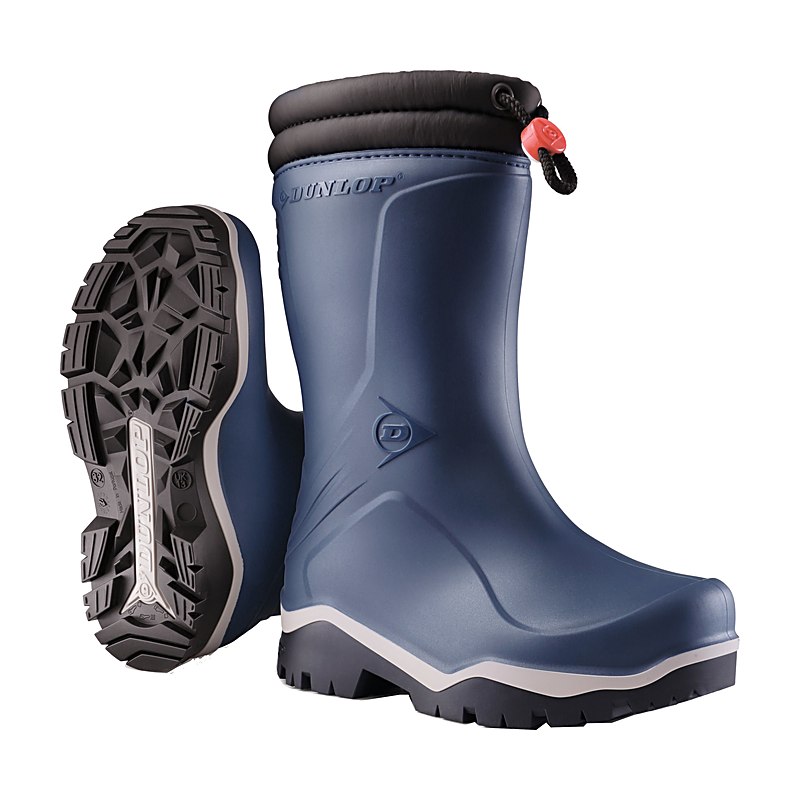 Dunlop Winter-Gummistiefel Kids Blizzard, blau, Größe 24