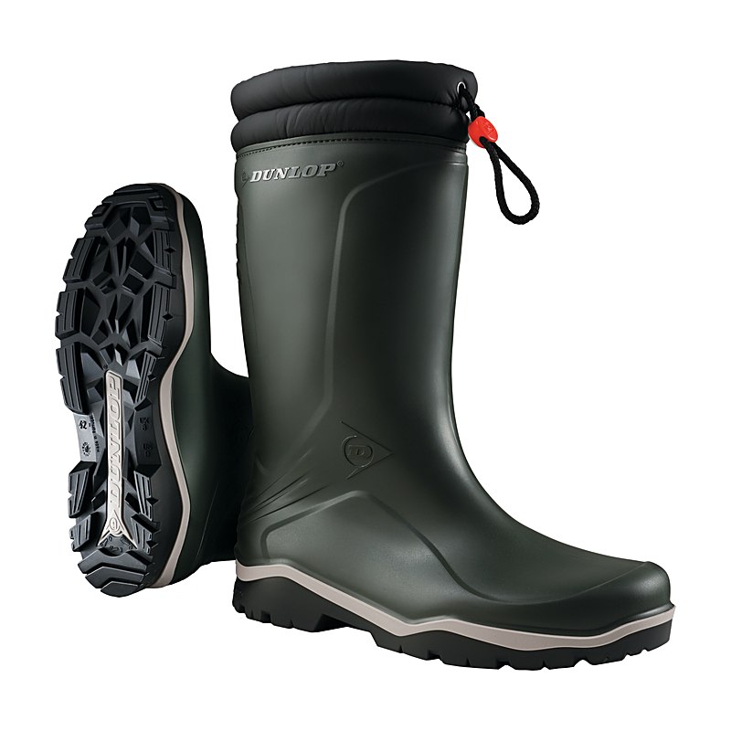 Dunlop Winter-Gummistiefel Blizzard Fur Lining, grün, Größe 36