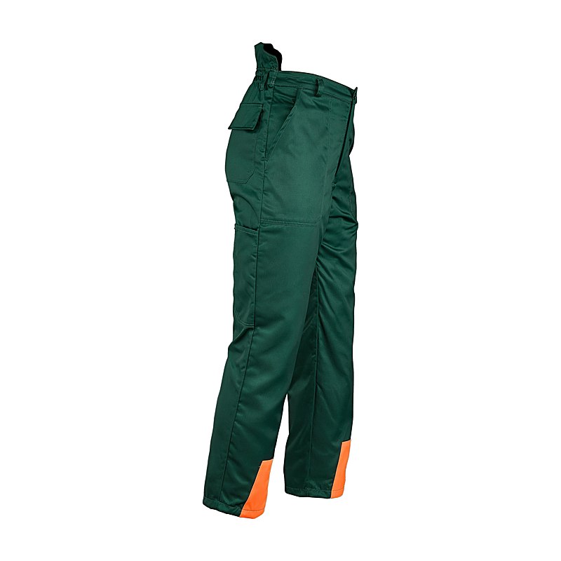 Profiforest Schnittschutz-Bundhose Classic, grün-orange, Größe 24