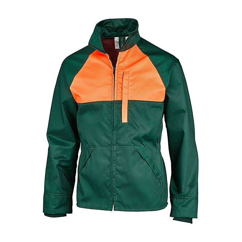 Profiforest Arbeitsjacke Classic, grün-orange, Größe L