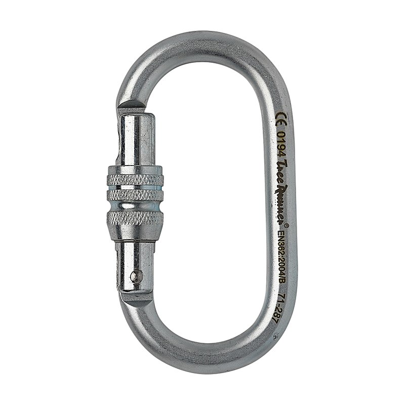 Tree Runner Oval Schrauber, Stahl – EN 362