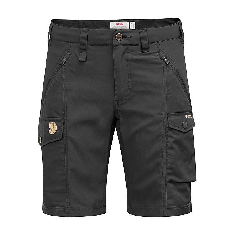 Fjällräven Damenshorts Nikka Curved, black, Größe 34