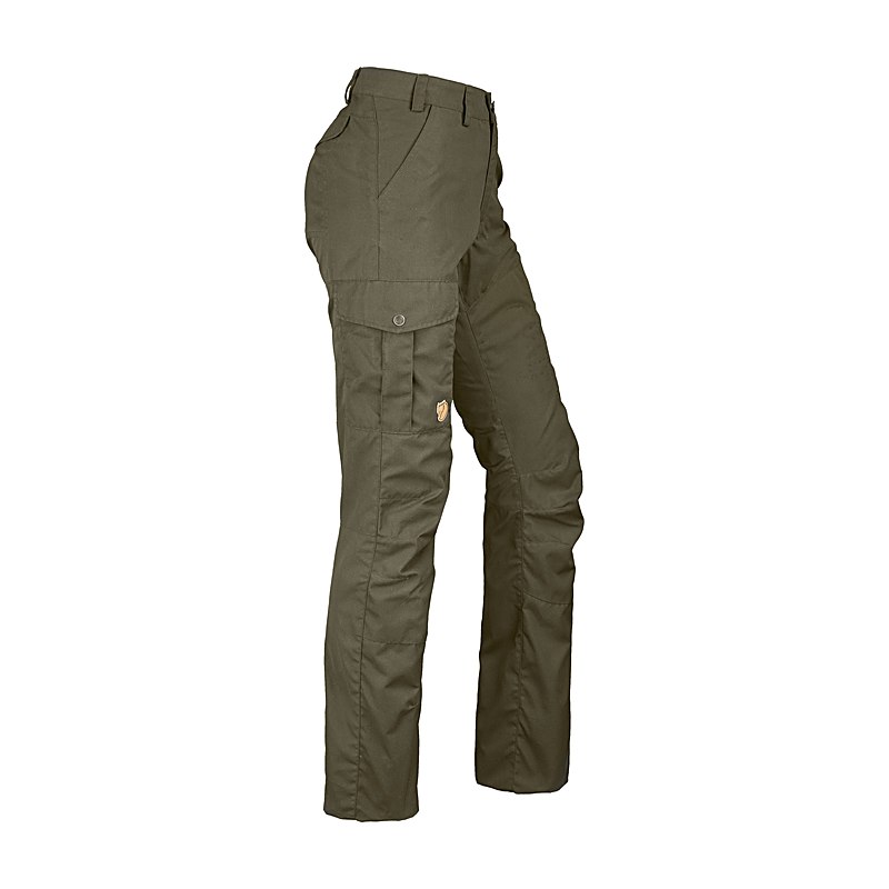 Fjällräven Damenhose Karla Pro Curved, dark olive, Größe 34