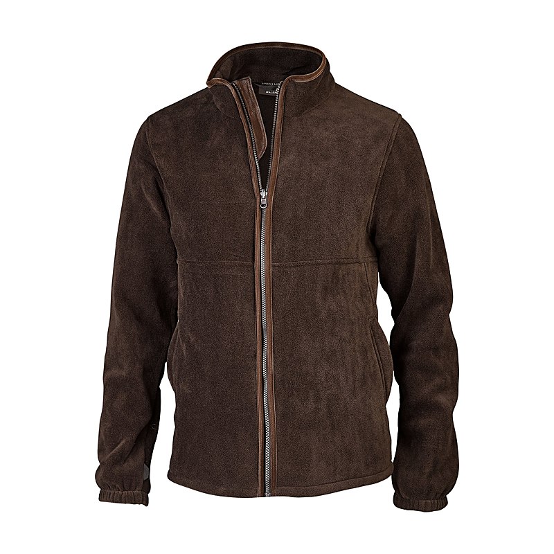 Baleno Herren-Fleecejacke Henry, chocolate, Größe 3XL