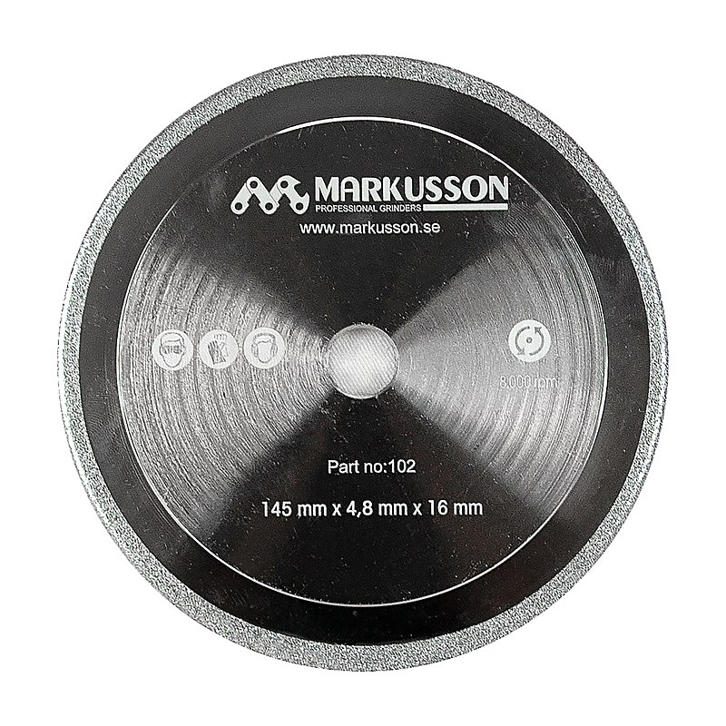 Markusson CBN-Schleifscheibe 145 x 4,8 x 16 mm
