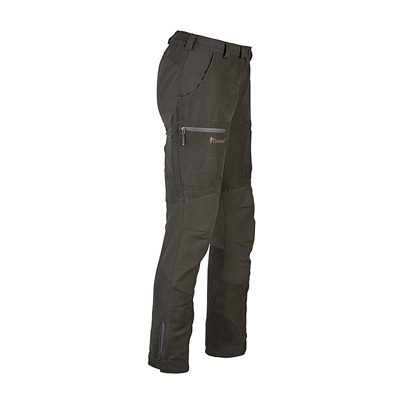 Pinewood Herren-Jagdhose Caribou Hunt Extrem, suede brown-d.olive, Größe 46