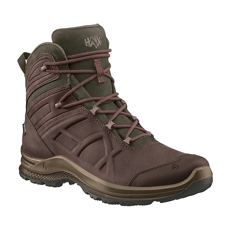 Haix Herren-Jagdschuhe Black Eagle Nature GTX mid, braun-oliv, Größe 10