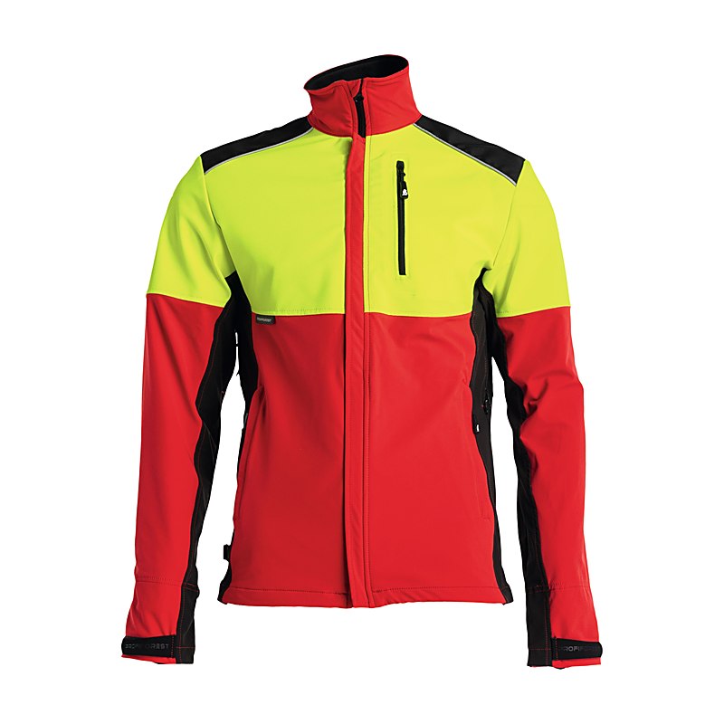 Profiforest Waldarbeitsjacke Comfort, rot-gelb, Größe L