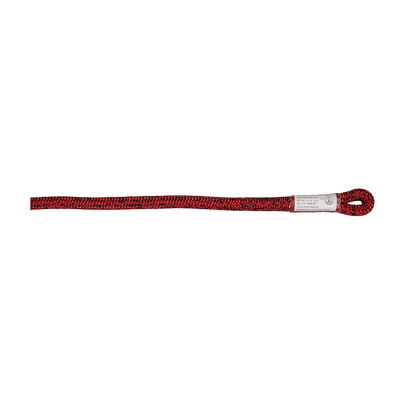 Tree Runner Baumkletterseil Safe Vision 11,8 mm – EN 1891 A, rot-schwarz, 20 m