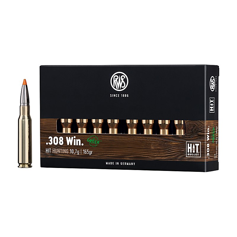 RWS Büchsenpatronen Hit .308 Win. 165 grains