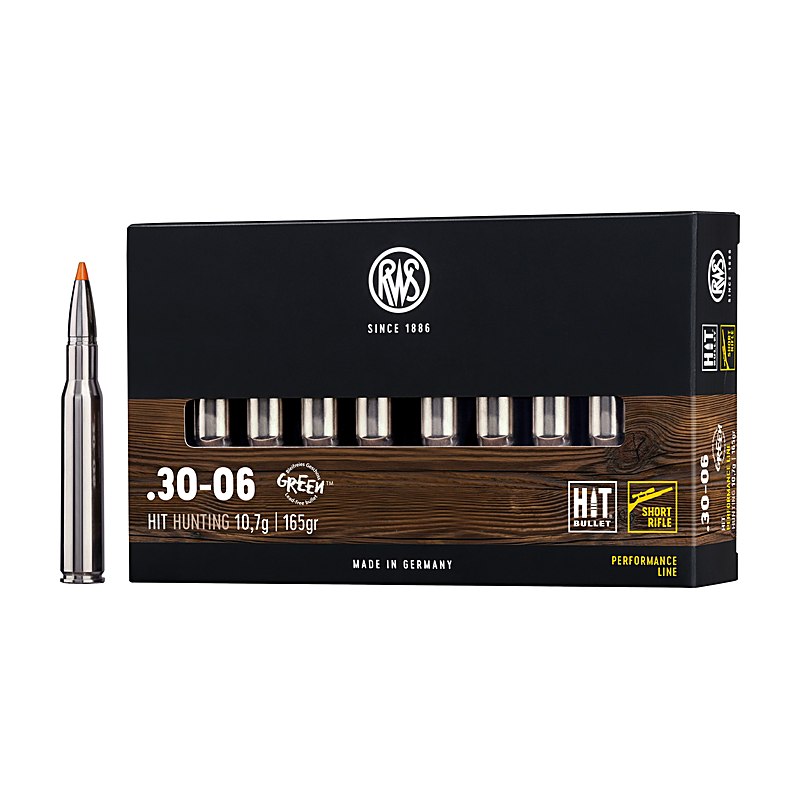 RWS Büchsenpatronen Hit Short Rifle .30-06 Spr. 165 grains