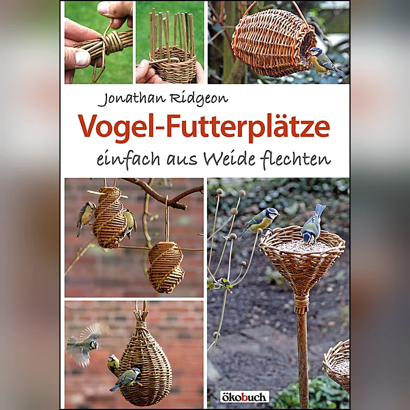 Vogel-Futterplätze einfach aus Weide flechten