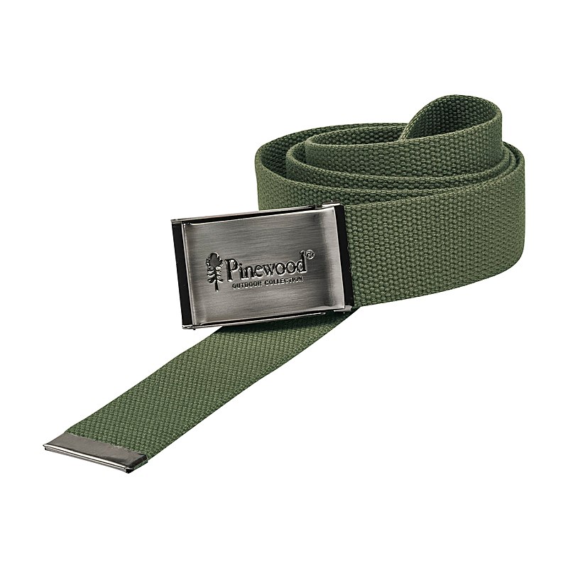 Pinewood Gürtel Canvas, olive, Größe one size