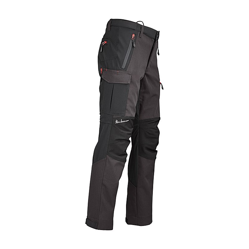 Timbermen Outdoorhose Rip-Stop, schwarz, Größe L