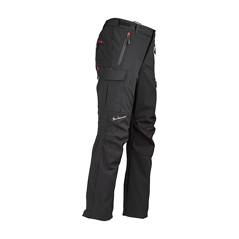 Timbermen Outdoorhose Light, schwarz, Größe L